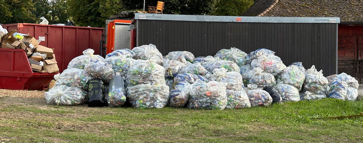 Recycling-Konzept für jedes Fest